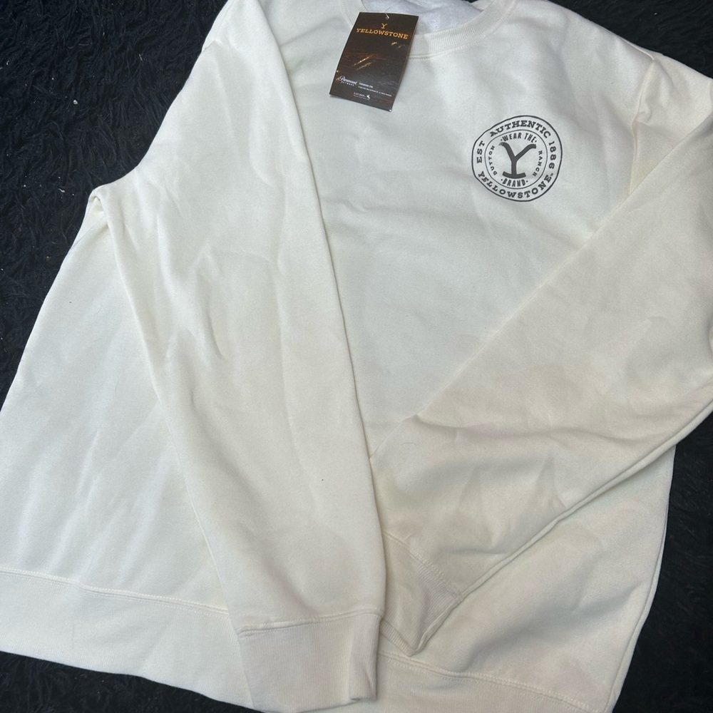 White Crewneck Sweater